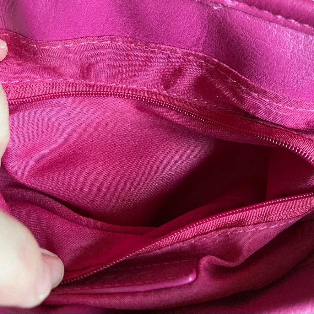 Vintage 2000s‎ Rampage Pink Quilted Studded Crossbody Shoulder Bag